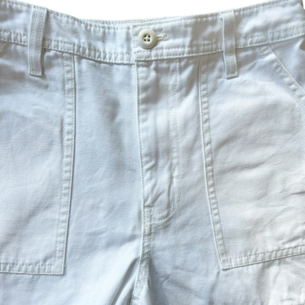 VANS White Shorts Classic Canvas Size 25 - Picture 4 of 8